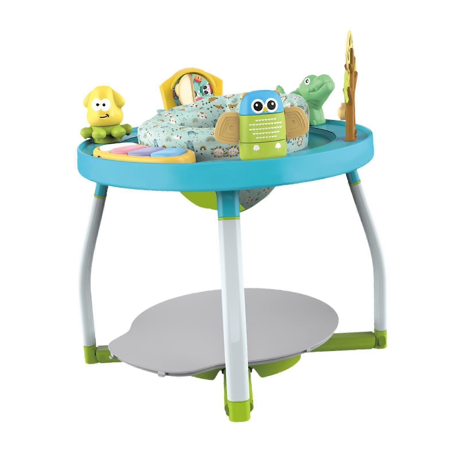 Activity Table Center Versatile Musical Toy for Toddlers Age 3 4 5 6 Infants green