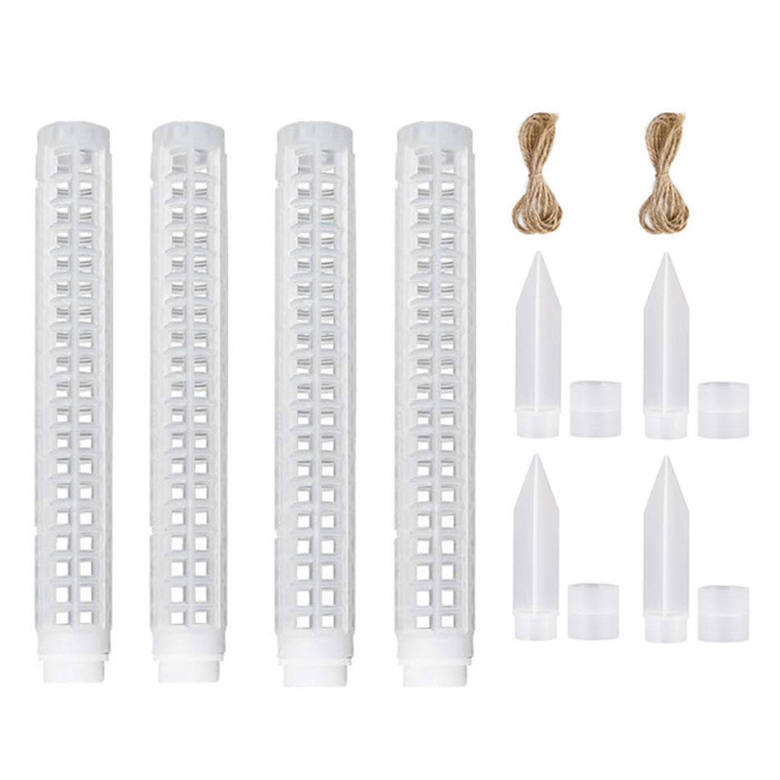 أعمدة الطحالب البلاستيكية لتسلق النبات قابلة للتكديس مجوفة من أعمدة النباتات تسلق أداة دعم النبات حديقة داخلية