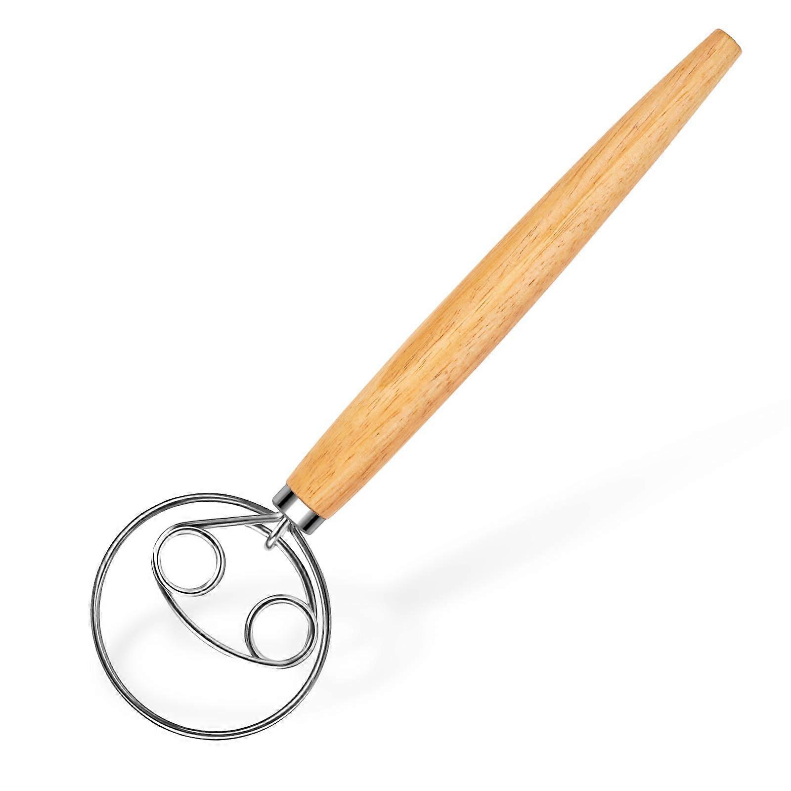 Danish dough mixer with stainless steel hook, tool for making bread