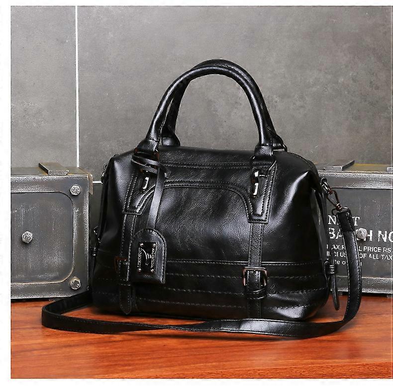 Ladies Casual Handbag Soft-faced Solid Color One-shoulder Diagonal Large Bag