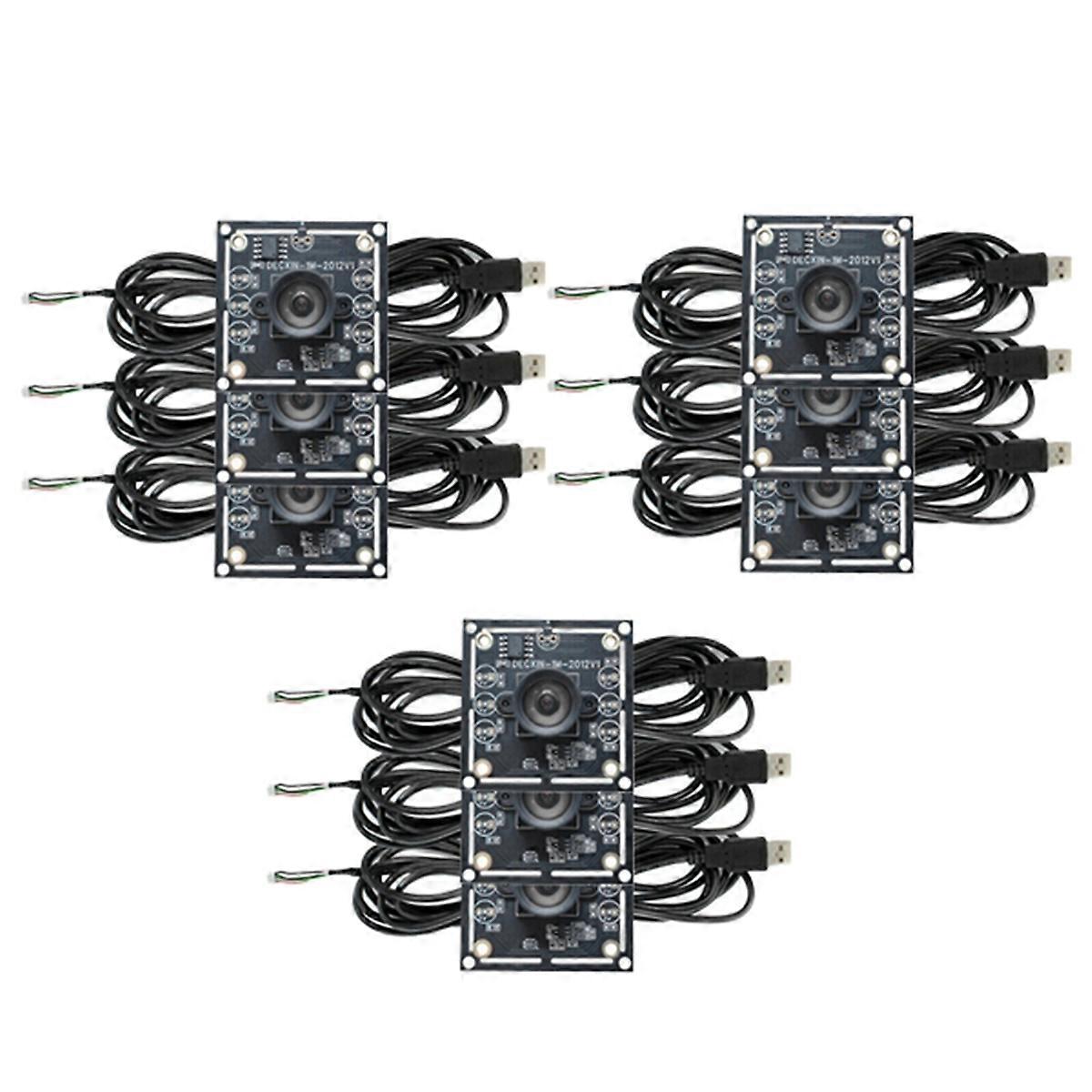 9Pcs Módulo de Câmera de 100 Graus 1MP OV9732 1280x720 USB Driver Livre Manual de Foco, com Cabo de 3 Metros f