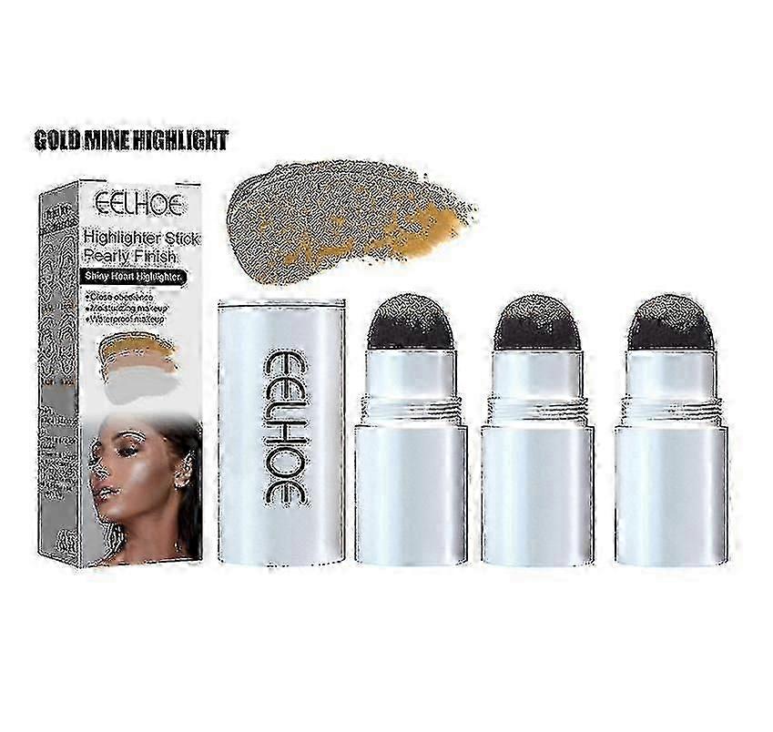 Highlight Stick Pearlescent Contouring Face Brightening Three-dimensional Clavicle Fine Glitter Pearlescent High-gl