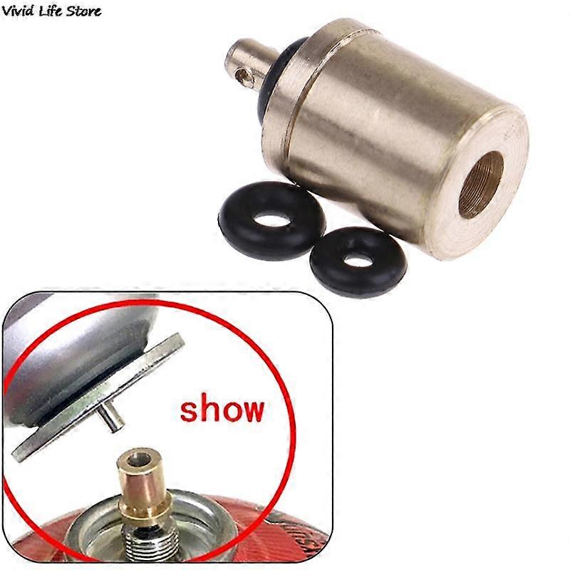 Gas Burner Adapter Outdoor Camping Gas Filling Adapter Gas Cylinder Tank Gas Burner Accessories Hiking Butane Filling Canister