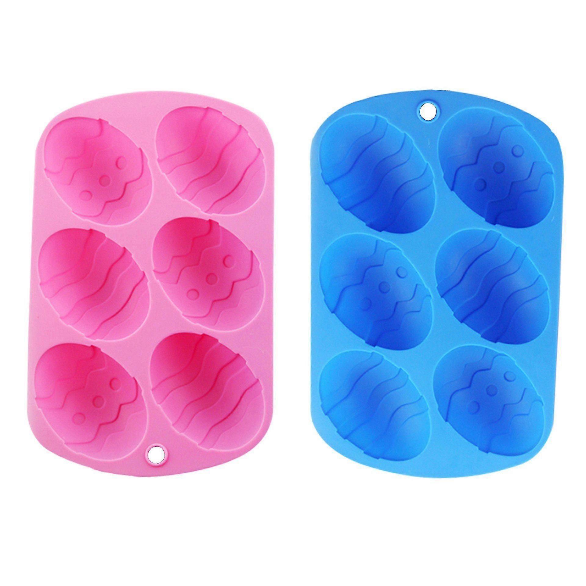 Silicone Mold, 2 Pcs Easter Egg Mold Silicone, Easter Silicone Baking Mold, Silicone Easter Egg Baking Mold, Easter Silicone Cake Mold, compatible  Ba