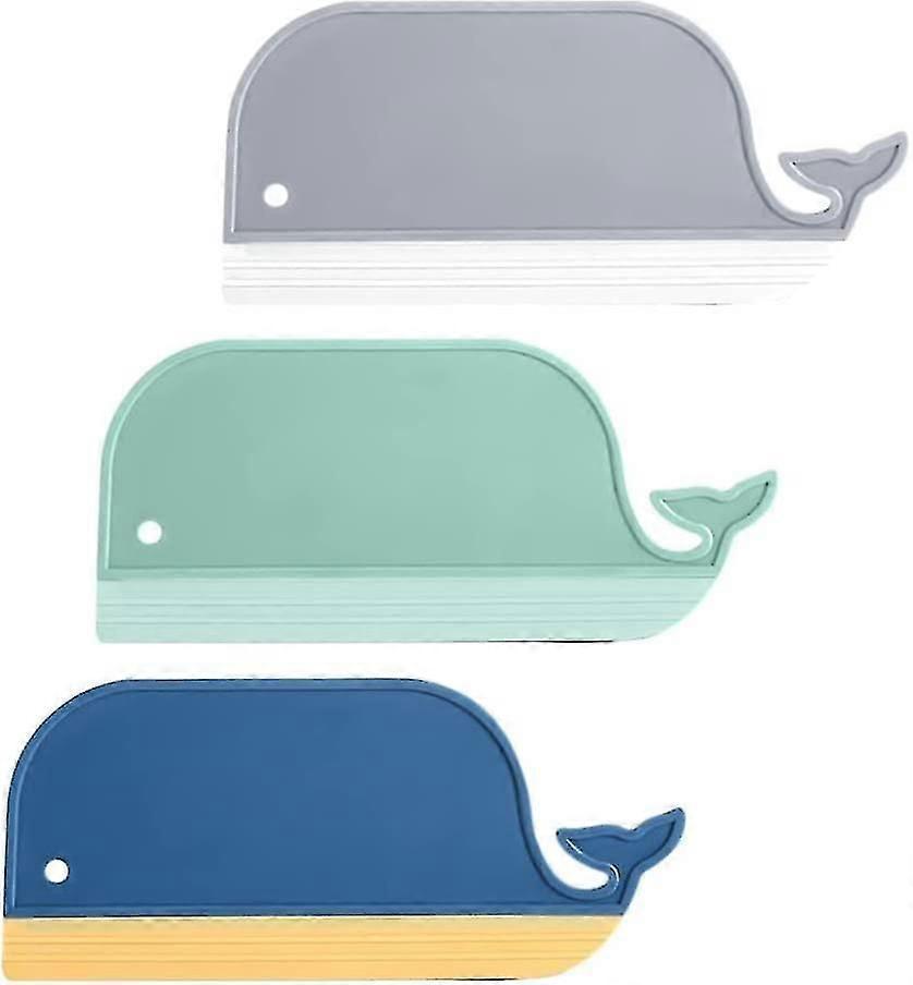 Window Squeegee Scrubber Whale Shape Tiny Bathroom Shower Mirror Squeegee Kitchen Countertop Squeegee Water Wiper Scraper Car Windshield Cleaner