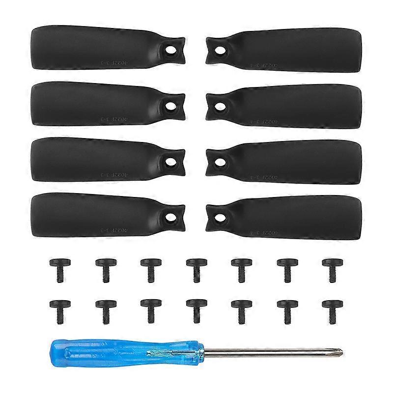 4 Pair Drone 4022F Colour Noise Reducing Paddle Replacements for DJI Flip