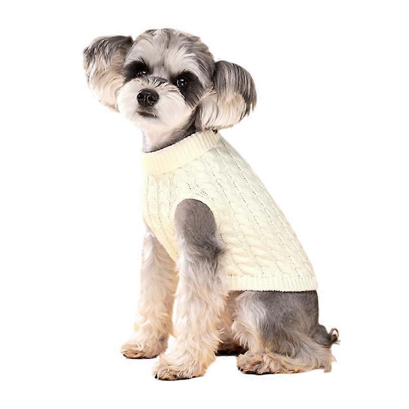 Pet Clothing Winter Warm Sweaters for Small Medium Dogs Turtleneck Knitted Puppy Cat Sweater Vest Chihuahua Yorkie Coat Jacket