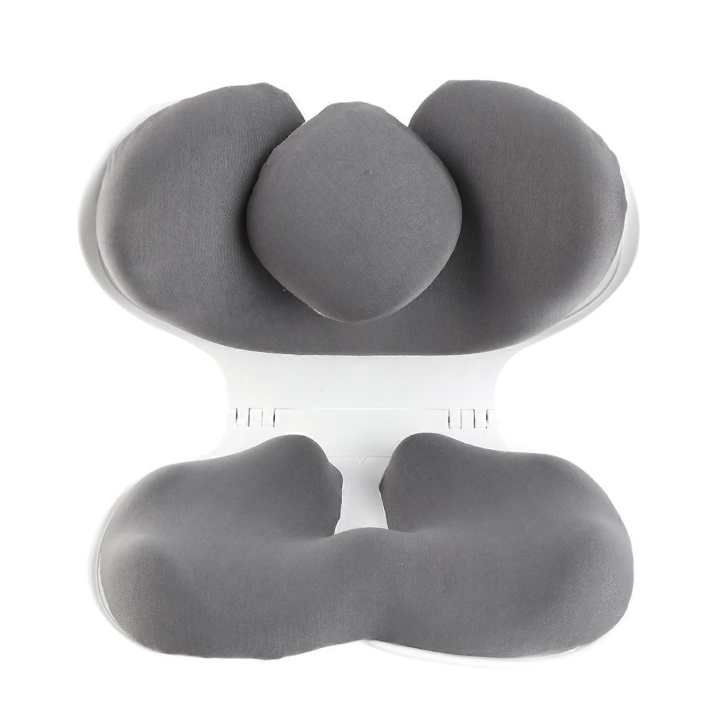 Portable Folding Lumbar Support Chair Cushion Flower Petal Shape Back Lumbar Support for Home Office