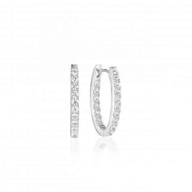White Zirconia Ellisse Piccolo Earrings SJ-E2312-CZ