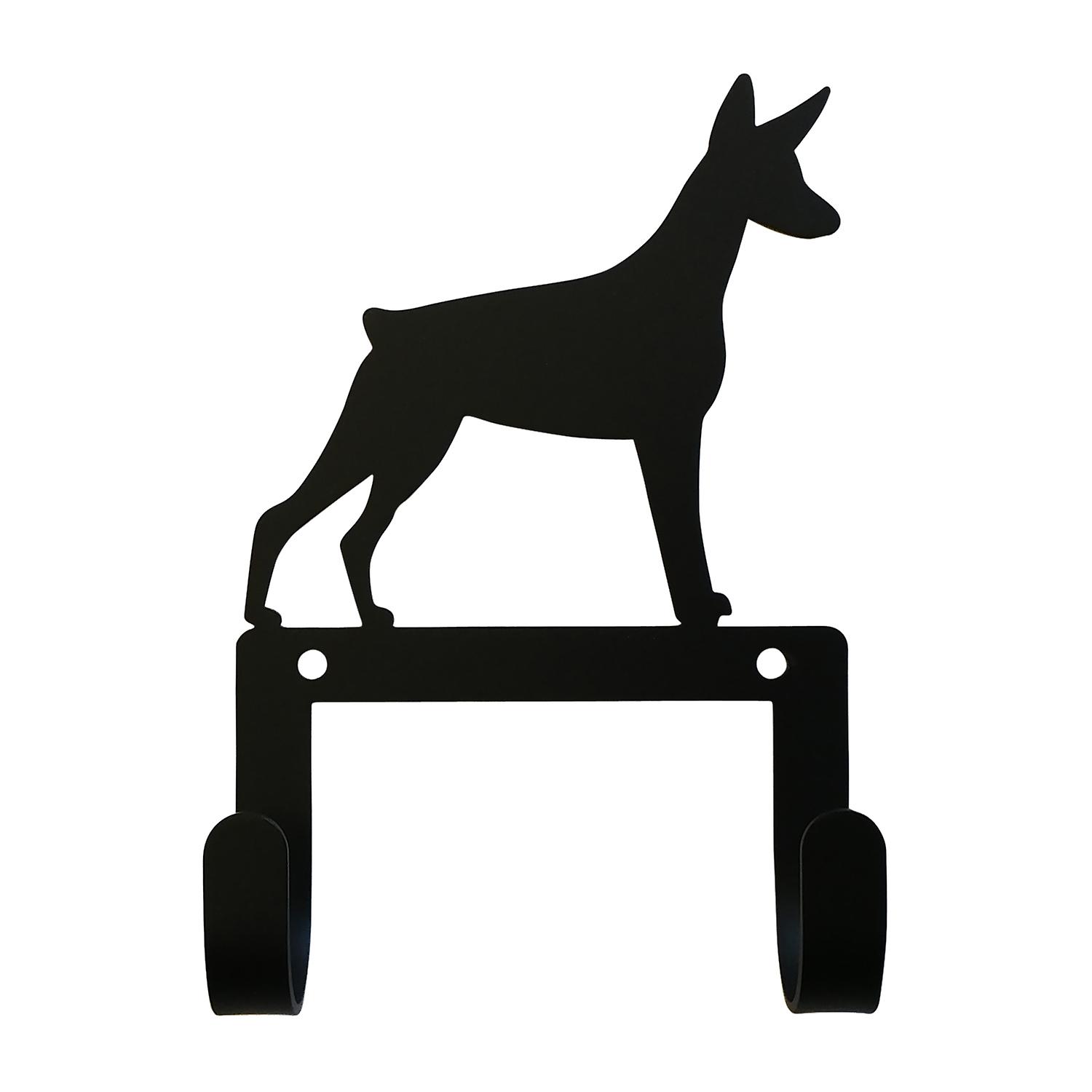NEW Doberman Leash and Collar Wall Hook