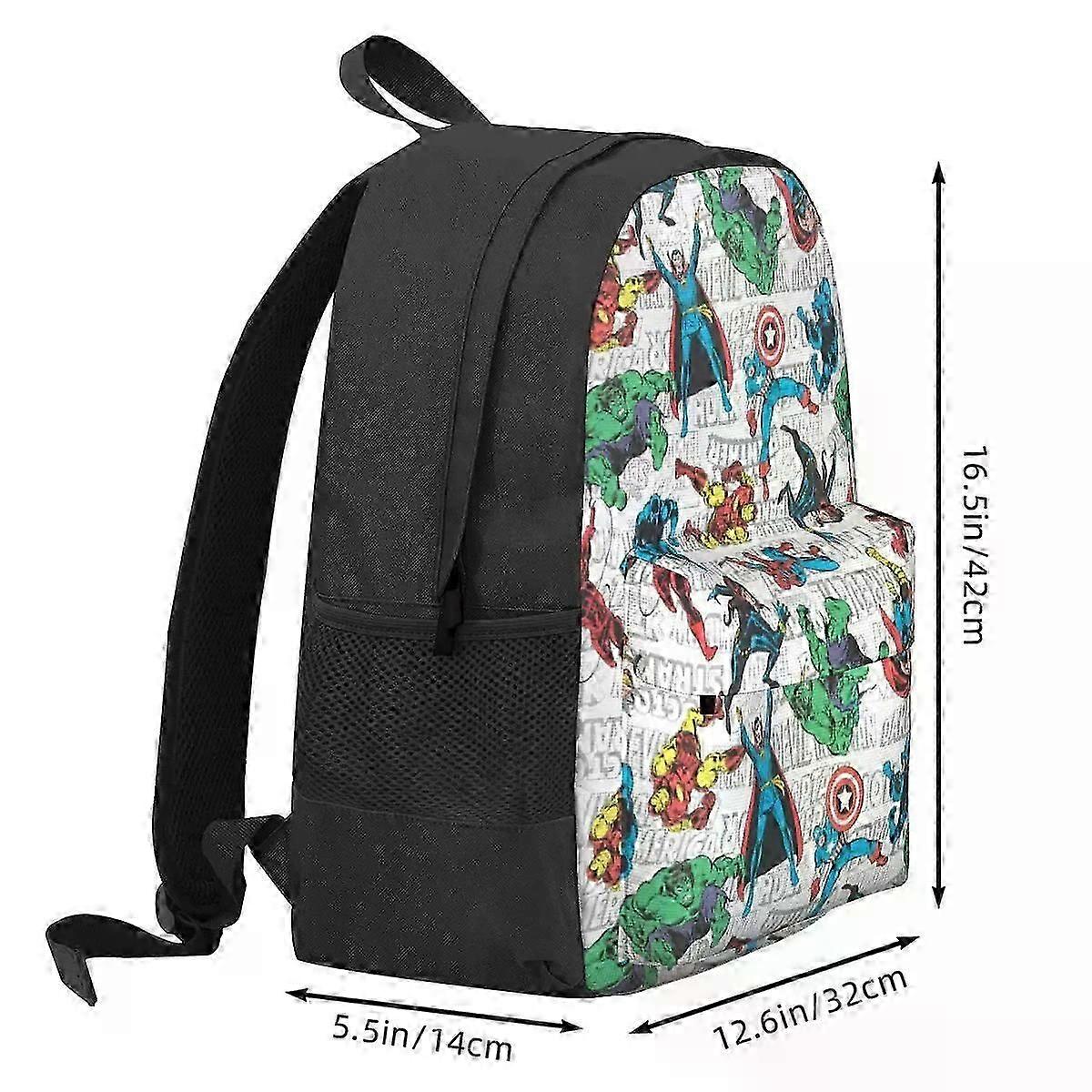 a1483 Backpack Superheroes Spider Man Backpack Fashion Children School Bag Backpack Boys Girls Large Travel Shoulder Bag aHt1483