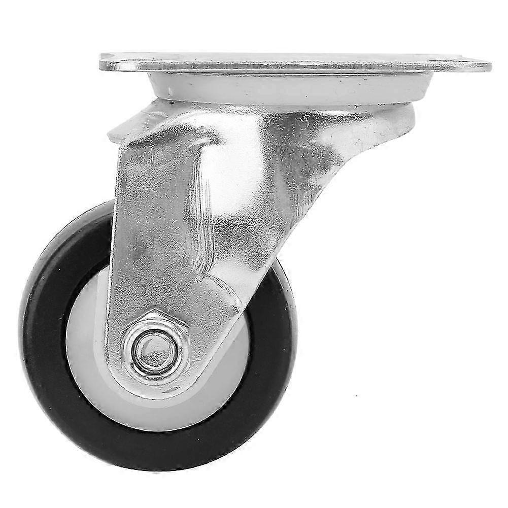 2in TPU Swivel Caster Universal Wear Resistant Flexible Rotation with 6001ZZ Bearing for Tool Cart