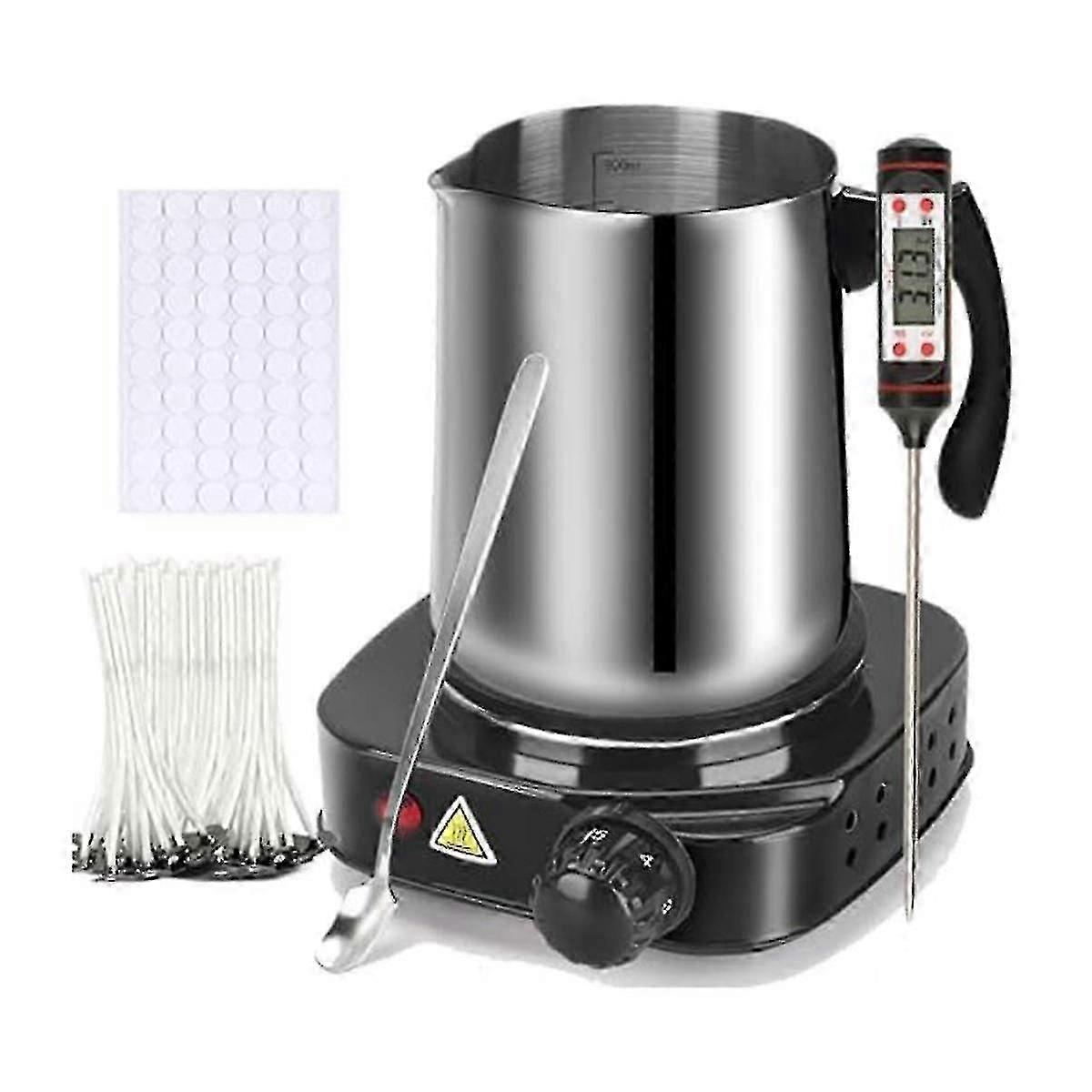 طقم صنع الشموع ، مذاب الشمع لصنع الشموع ، مستلزمات صنع الشموع DIY للبالغين ، المبتدئين EU-AH