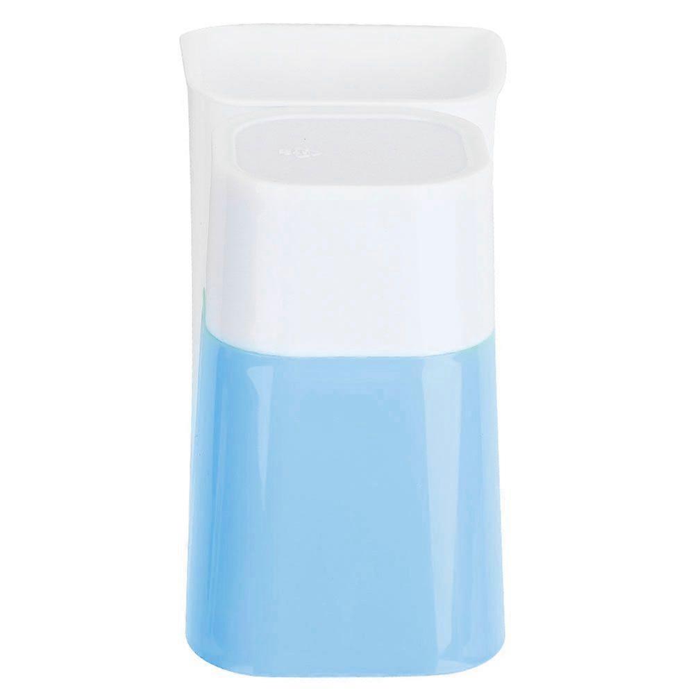 Wall Mount Tooth Mug Toothbrush Toothpaste Holder Set for Bathroom Accessory Blue