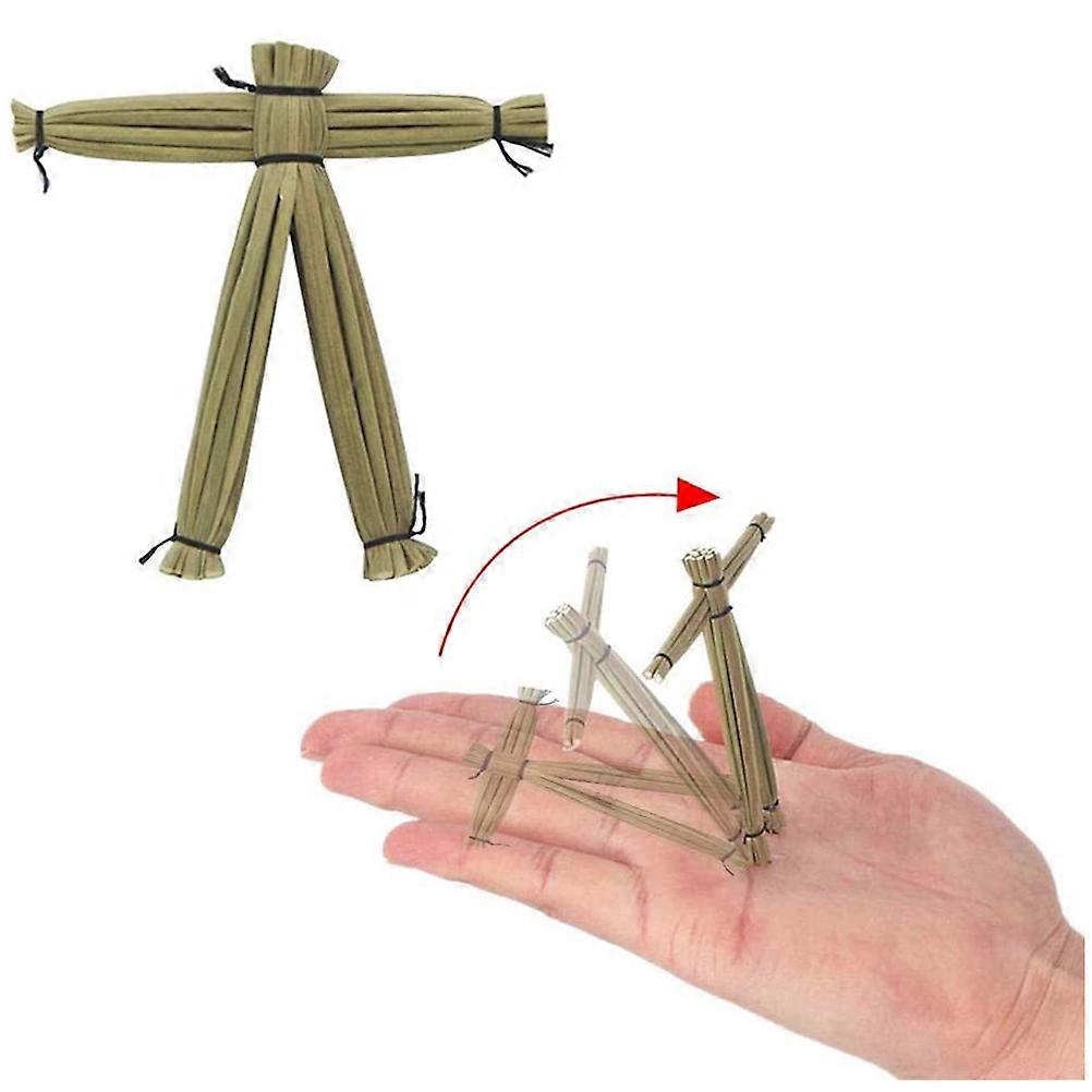 Straw Doll Halloween Magic Doll Spooky Interactive Prop Toy for Party