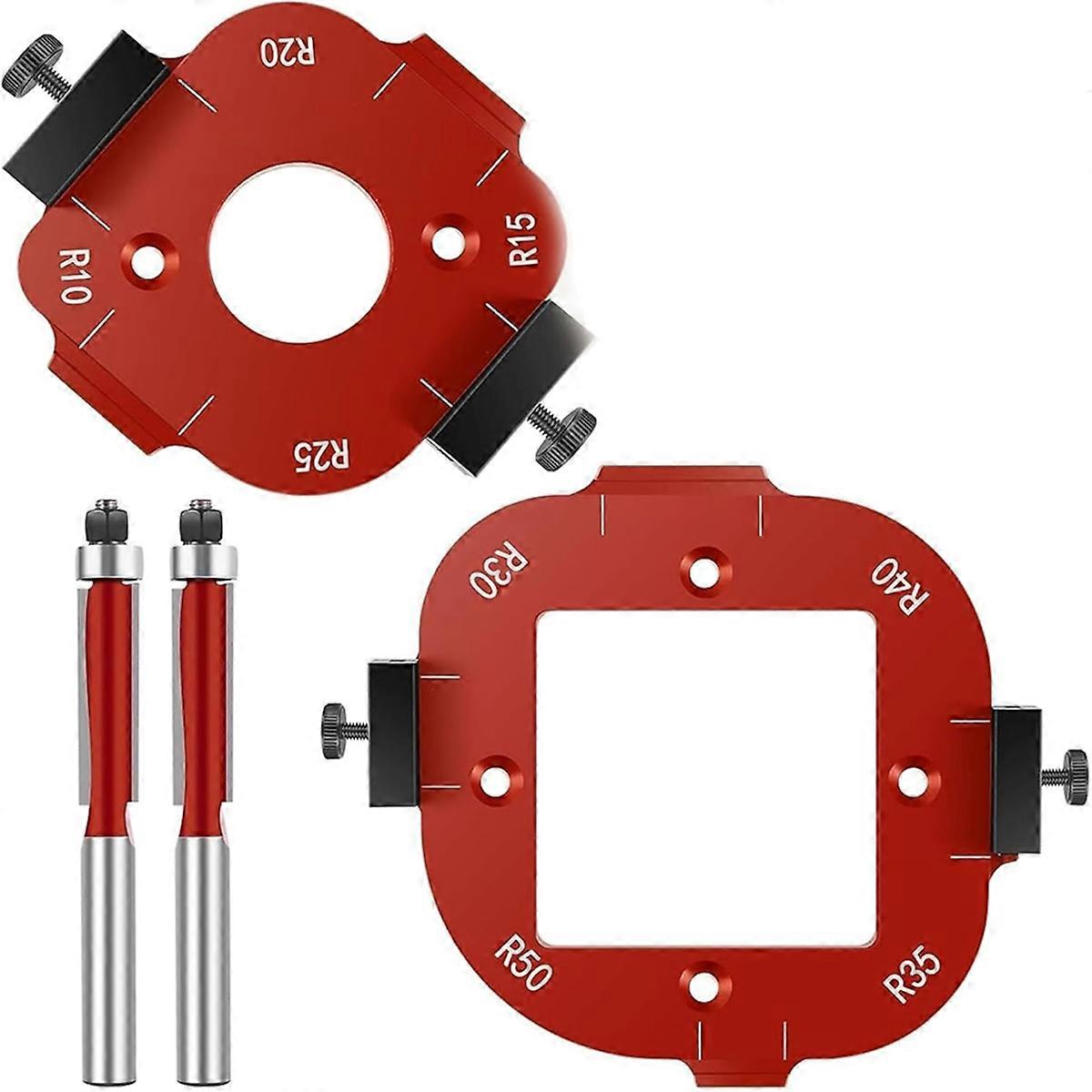 2Pcs Router Templates for Woodworking, for Woodworking,