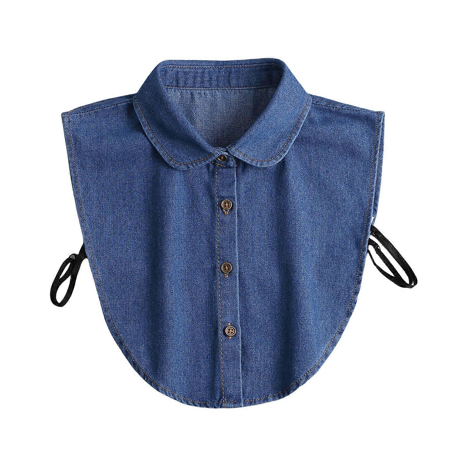 Pointed Solid Color Insert Collar Blouse Spread Lapel Ancient Art Collar Sweet Shawl Insert Decorative Shawl