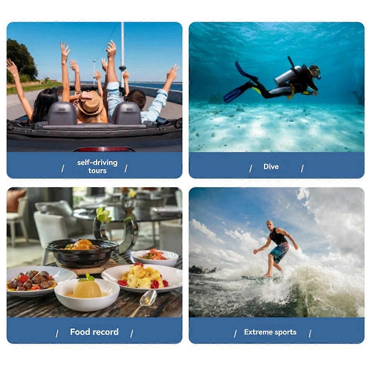 Multifunctional Camera 1080P HD Camera WIFI Mobile Phone Interconnection for Motorcycle Bicycle Vide