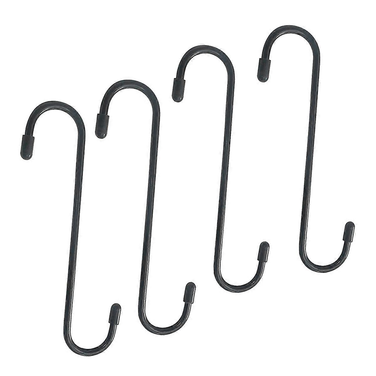 4pcs Car Caliper S-Shape Brake Caliper Hanger Hooks With Rubber Tips