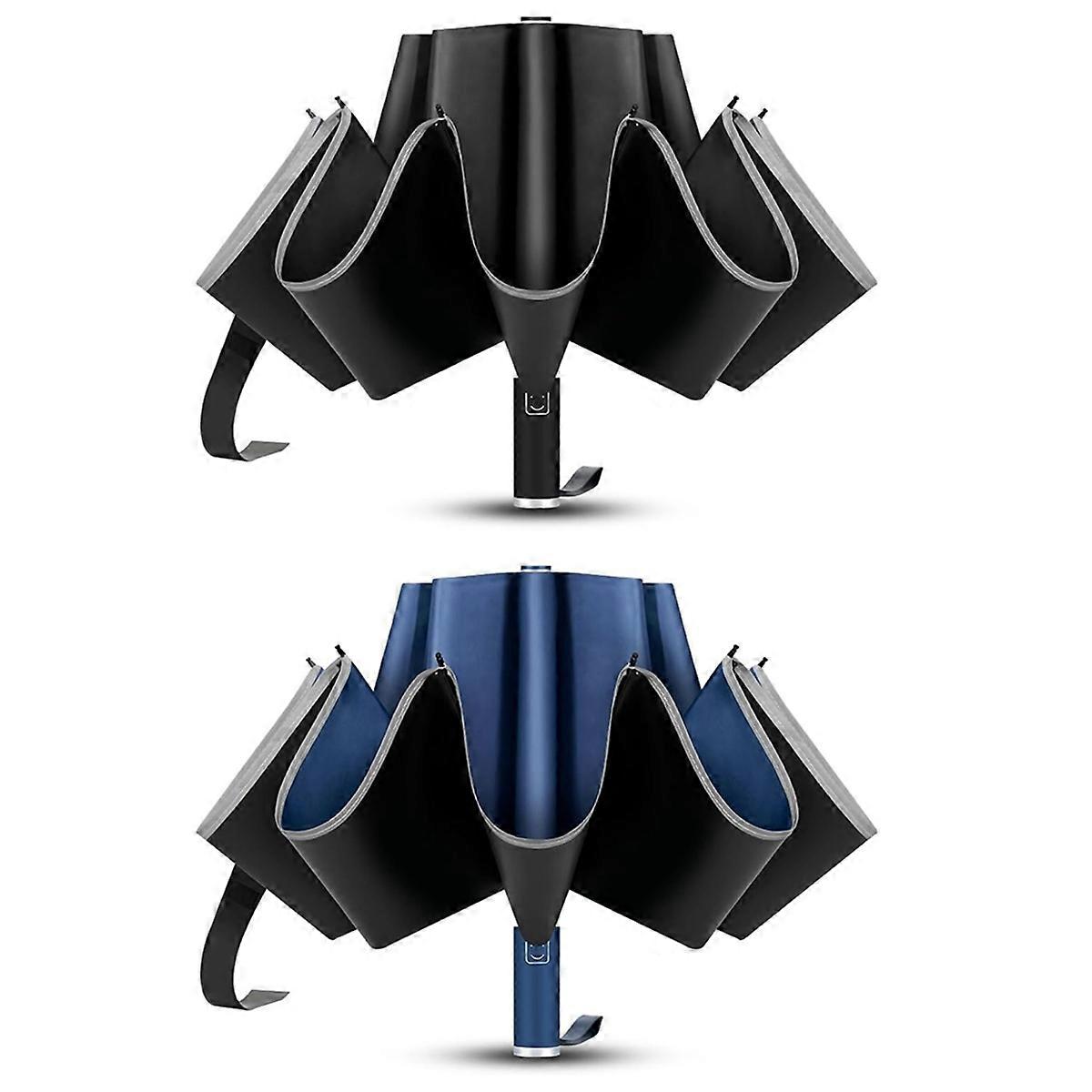Travel Umbrella, Unbreakable 10 RIBS Umbrella, Windproof Umbrellas