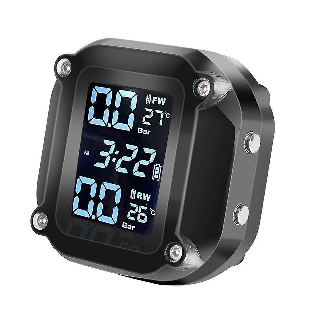 Waterproof Tire Pressure Sensor for Car Motorcycle External Tire Pressure Meter