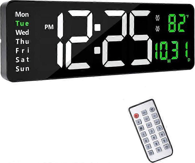 406cm LED Digital Wall Clock Large Display with Remote Control Large Screen Timer Countdown