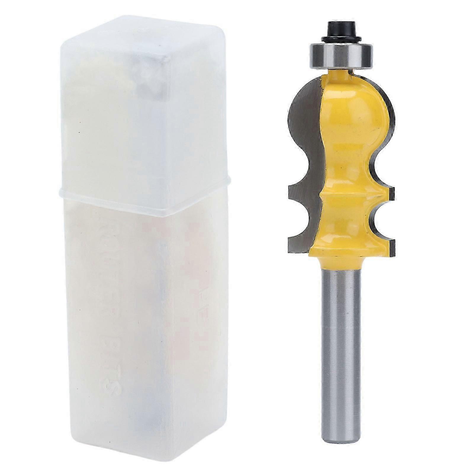 8mm skaft gelænder fræser kulstofstål linje støbning router bit træbearbejdning værktøjdrop perle