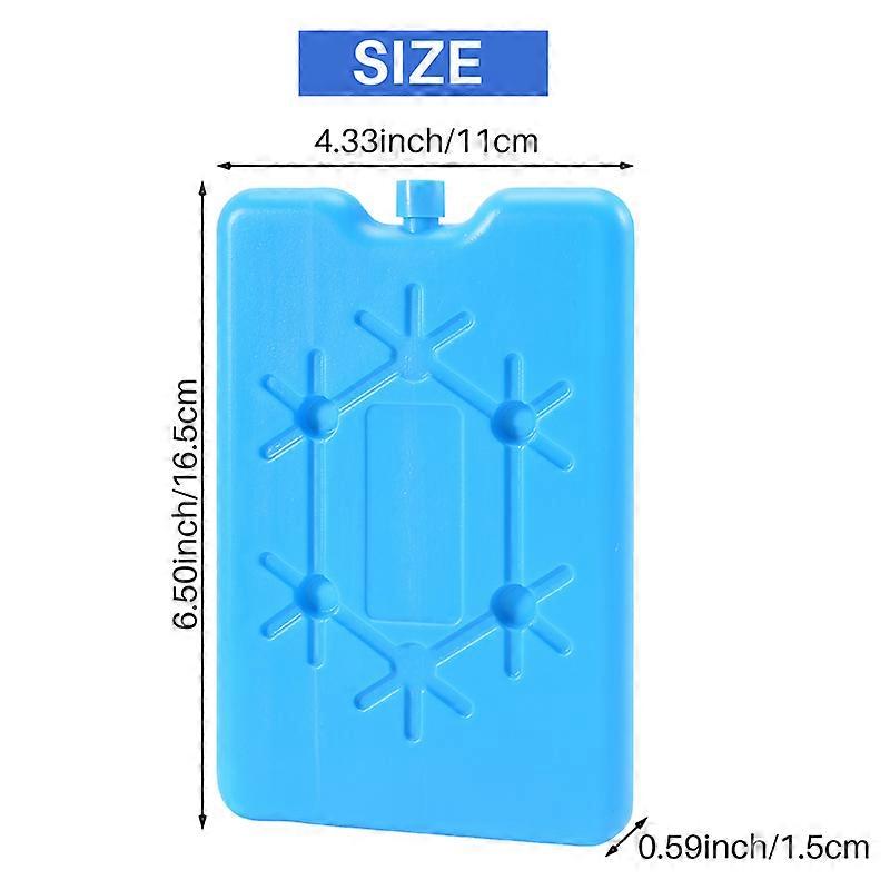 Ice Packs for Lunch Box - Reusable Ultra-Thin Freezer Packs - Long-Lasting Cool Packs for Coolers