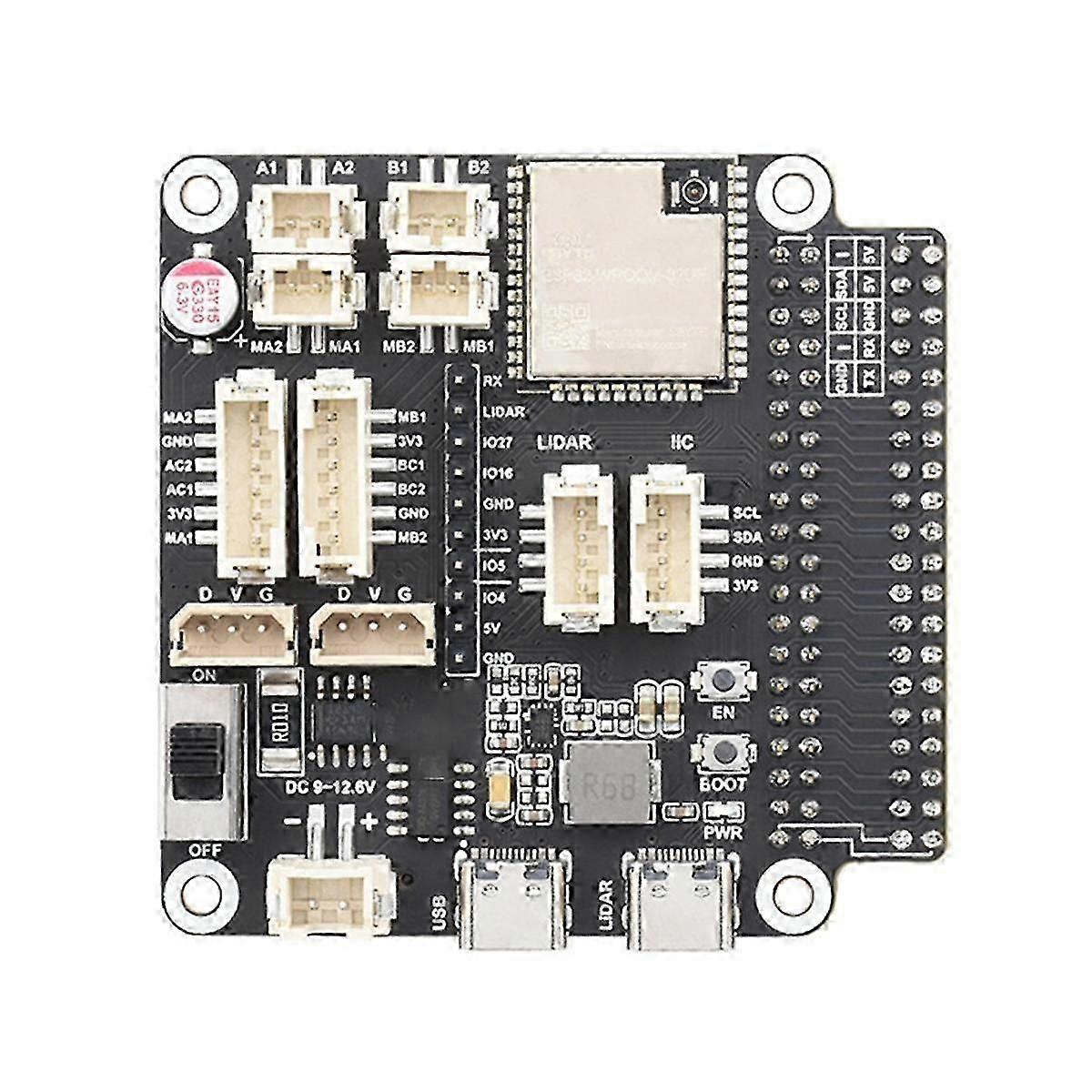 Offering More Possibilities General Driver Board for Robots,Based on ESP32WROOM32,Supports WIFI,Bluetooth & ESPNOW