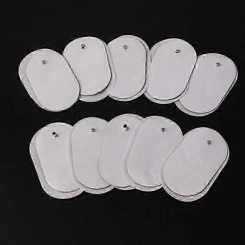 10Pcs Practical Gel Tens Units Electrode Replacement Pads for Massager