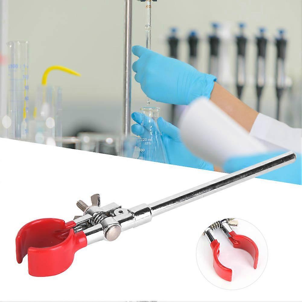 Iron Flask Clamp Clip 247mm Lab Tool for Experiment Fixing 198g
