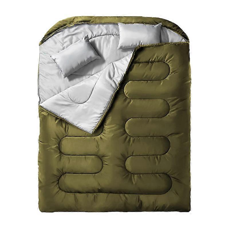 Double XL Queen Size Sleeping Bag for Camping Hiking Two Person XL Queen Size