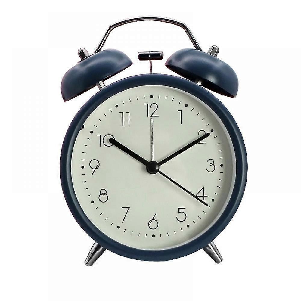 3.8 inches Alarm Clock, Analog Metal Alarm Clock , Student Home Decoration Desktop Clock