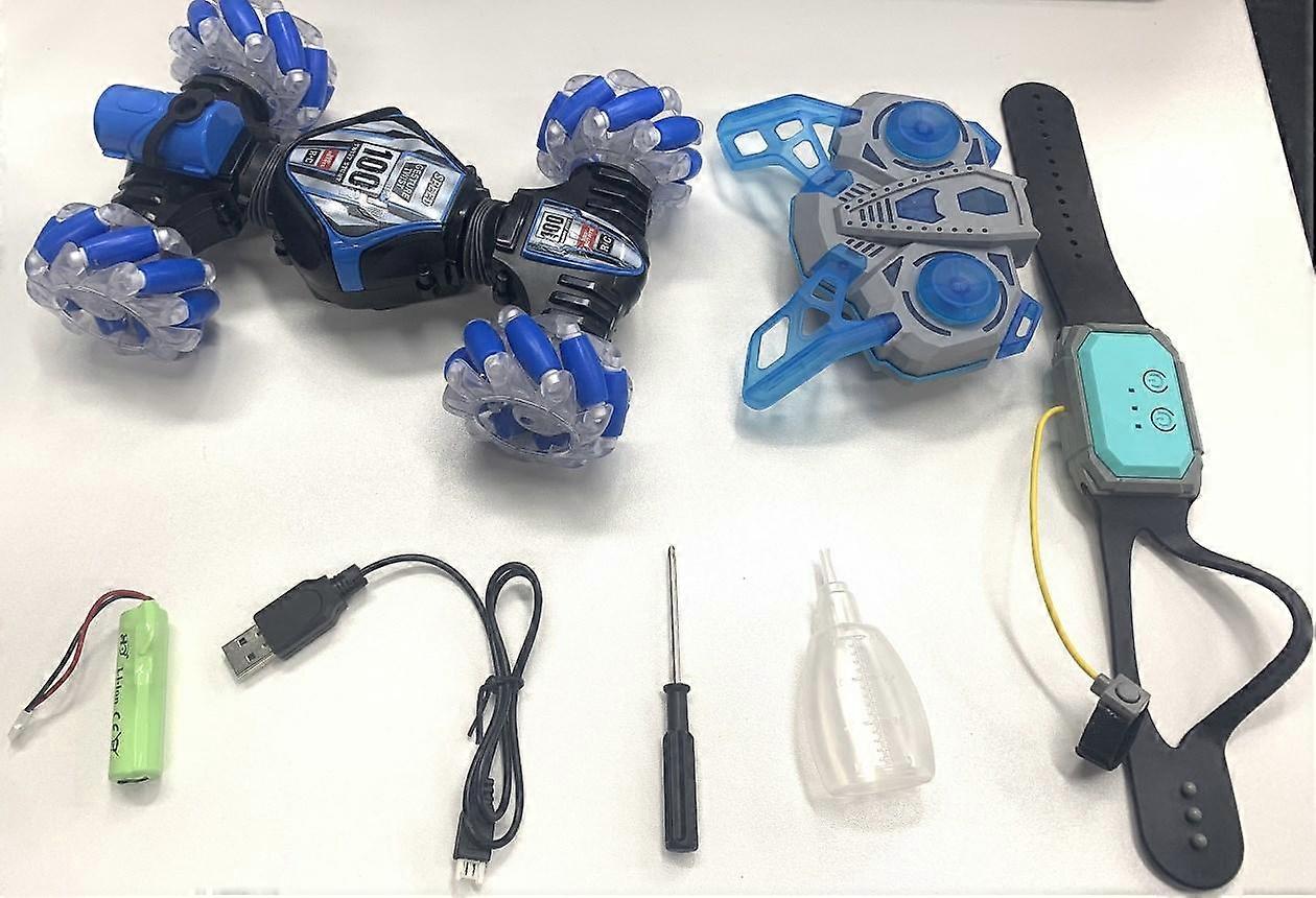 Electronic Spray Mist Remote Control Car Rechargeable Remote Control Car Toy for Children Blue