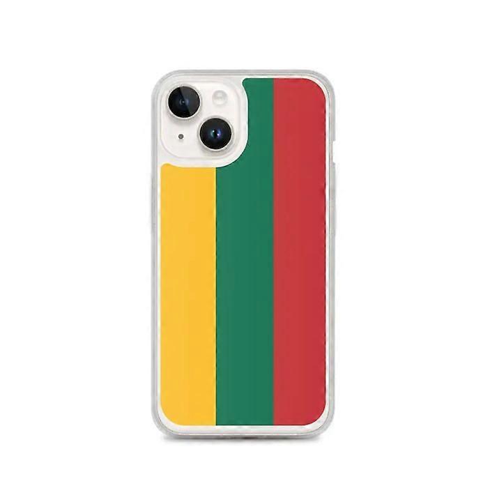 iPhone Case - PIXELFORMA - iPhone 14 - Flag of Lithuania - Full Protection - Soft Silicone