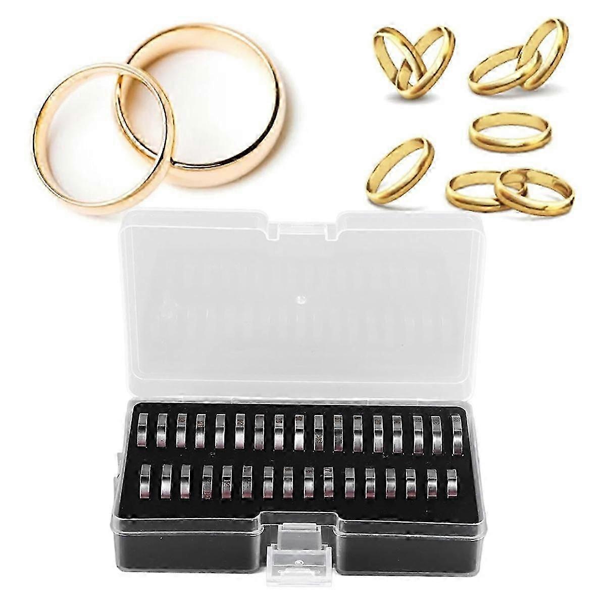 Ring Sizer Tool,Ring Gauges Finger Sizer Measuring Ring Tool