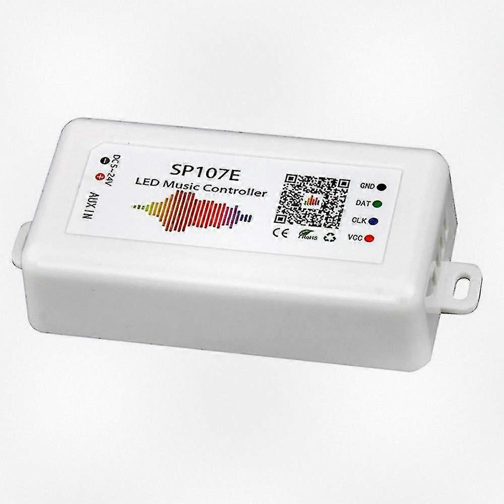Bluetooth Smart App Led Controller for Dimming LED Light Strips Compatible with WS2811/2812B with Music Control Functionality
