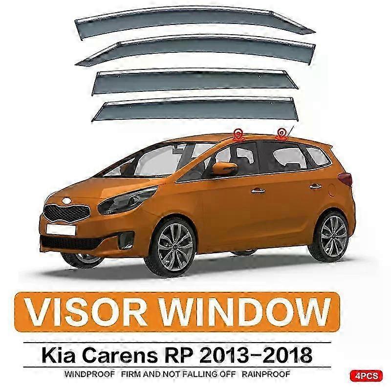 Applies to Suitable for KIA Carens RP 2013-2018 Window Visor Vent Shades Ventvisor Wind Deflectors Visors Rain Guard Shades Visor