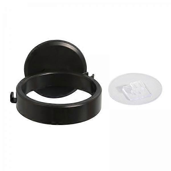 2-4pack Hair Dryer Holder ABS Plastic Wall Mount for Hair Salons Bedroom black