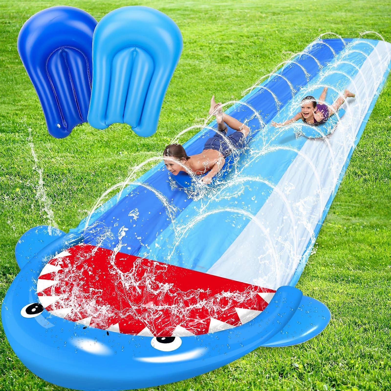 Water Slide Summer Fun for Kids Ages 48, Backyard Waterslide with Slippery Surface, Outdoor Playtime Essential Ref: 6605
