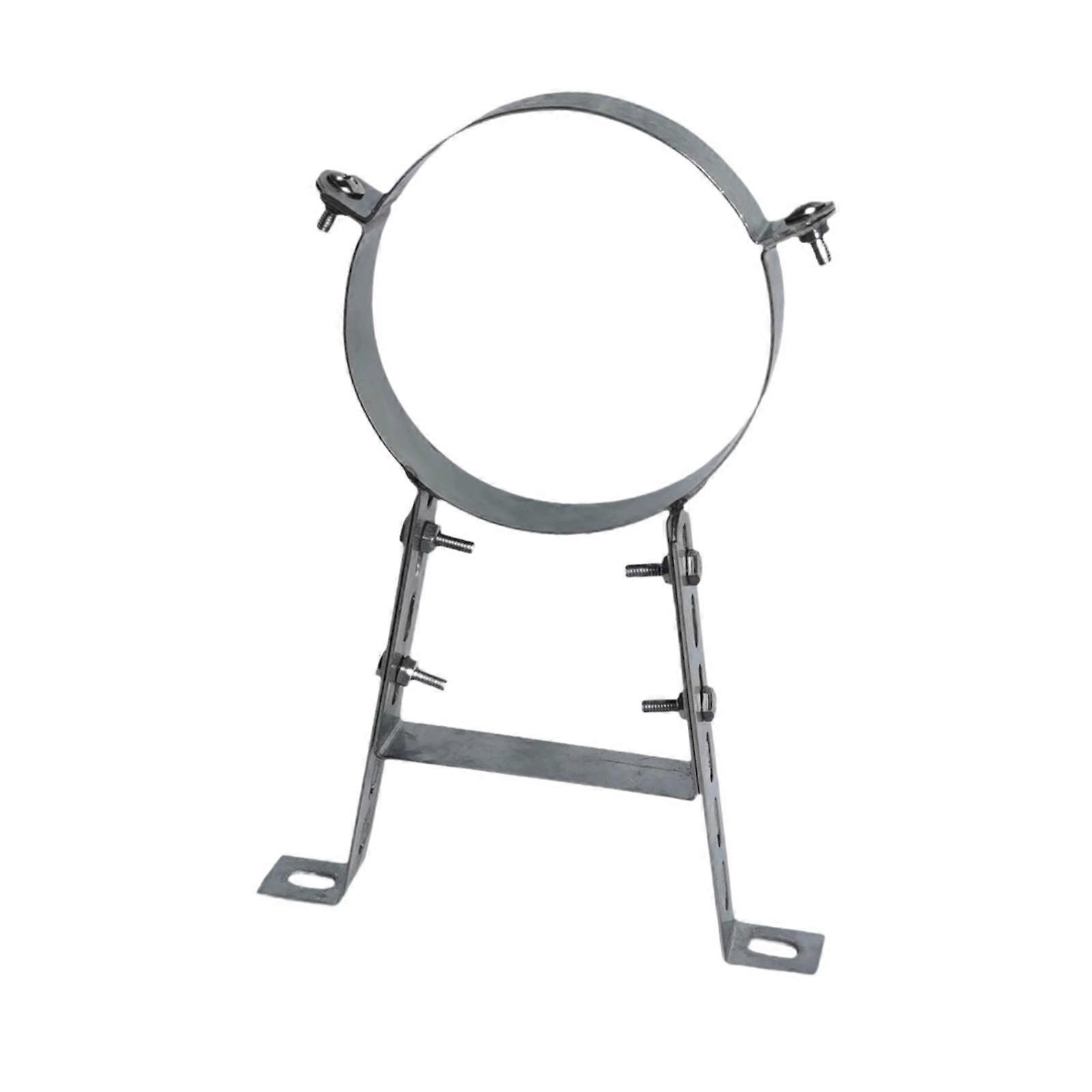 Chimney Pipe Wall Strap,Pipe Bracket Holder Round Gas Vent Pipe Strap Pipe