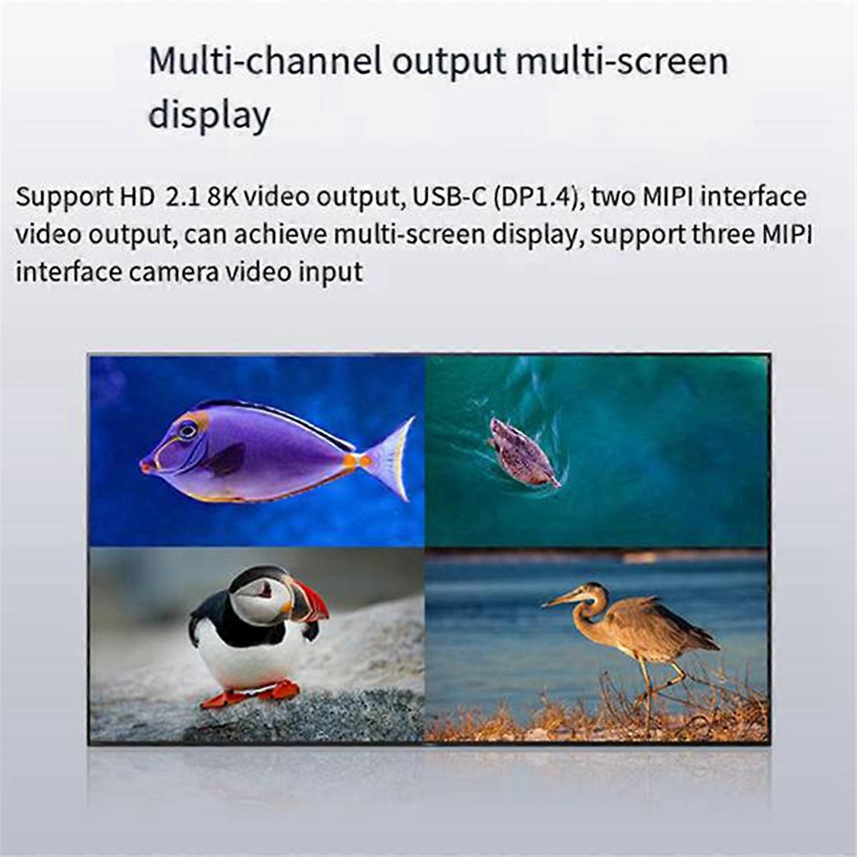 Entwicklungsboard für Orange Pi 5 Linux RAM LPDDR4/4X 8K RK3588S 64-Bit-Prozessor Unterstützung Orangepi O