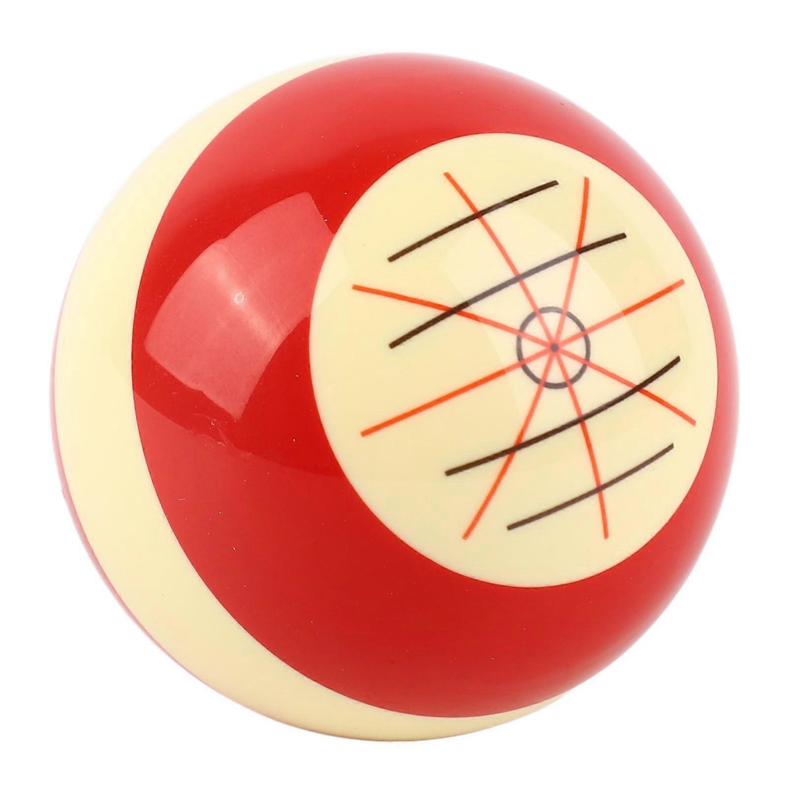 Pool Stick Ball, 57.2mm 2.25 Inch Diameter Resin Billiard Training Ball for US Pool Tables
