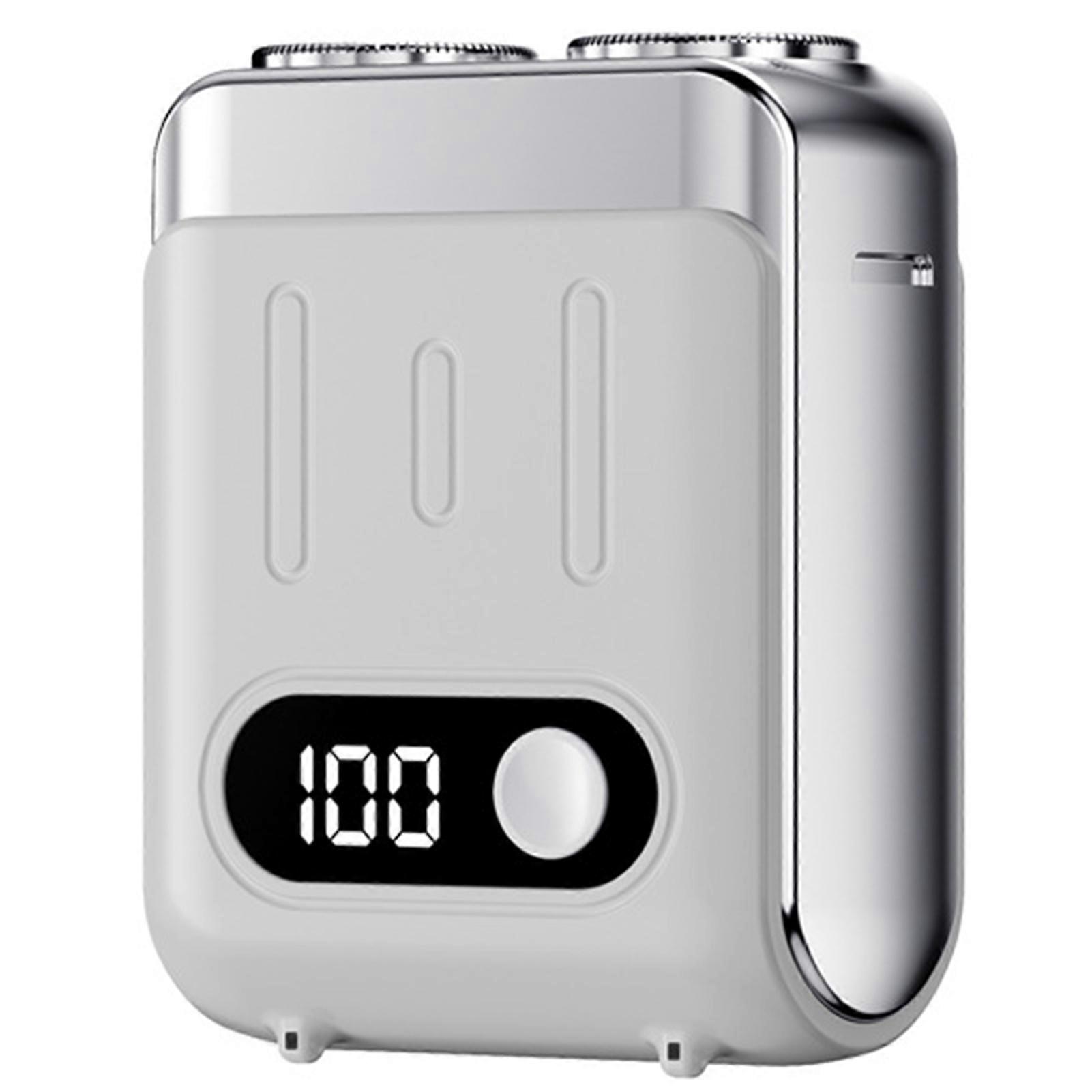 Men's Shaver - Mini Portable Suitcase Design Beard Shaver - USB Rechargeable One-Click Long-Lasting Durable