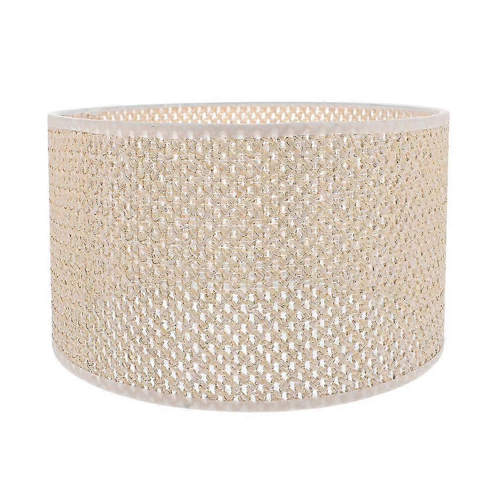 ホームテーブルライト用の1Pc織りモダンランプシェード - 30X30X20CMゴールデン