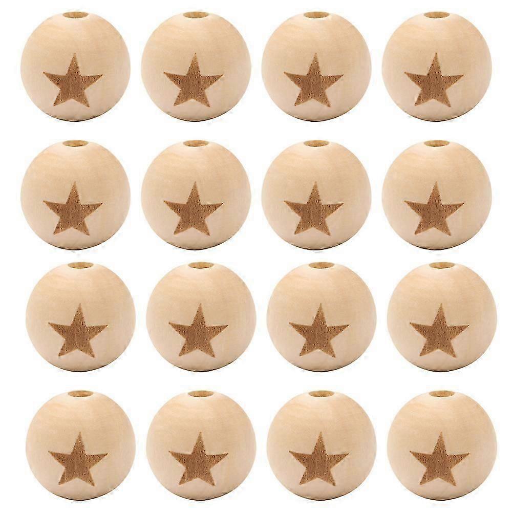 50 قطعة حبة الخشب DIY اكسسوارات الخشب اليدوية حبة DIY الخرز فضفاضة للأطفال