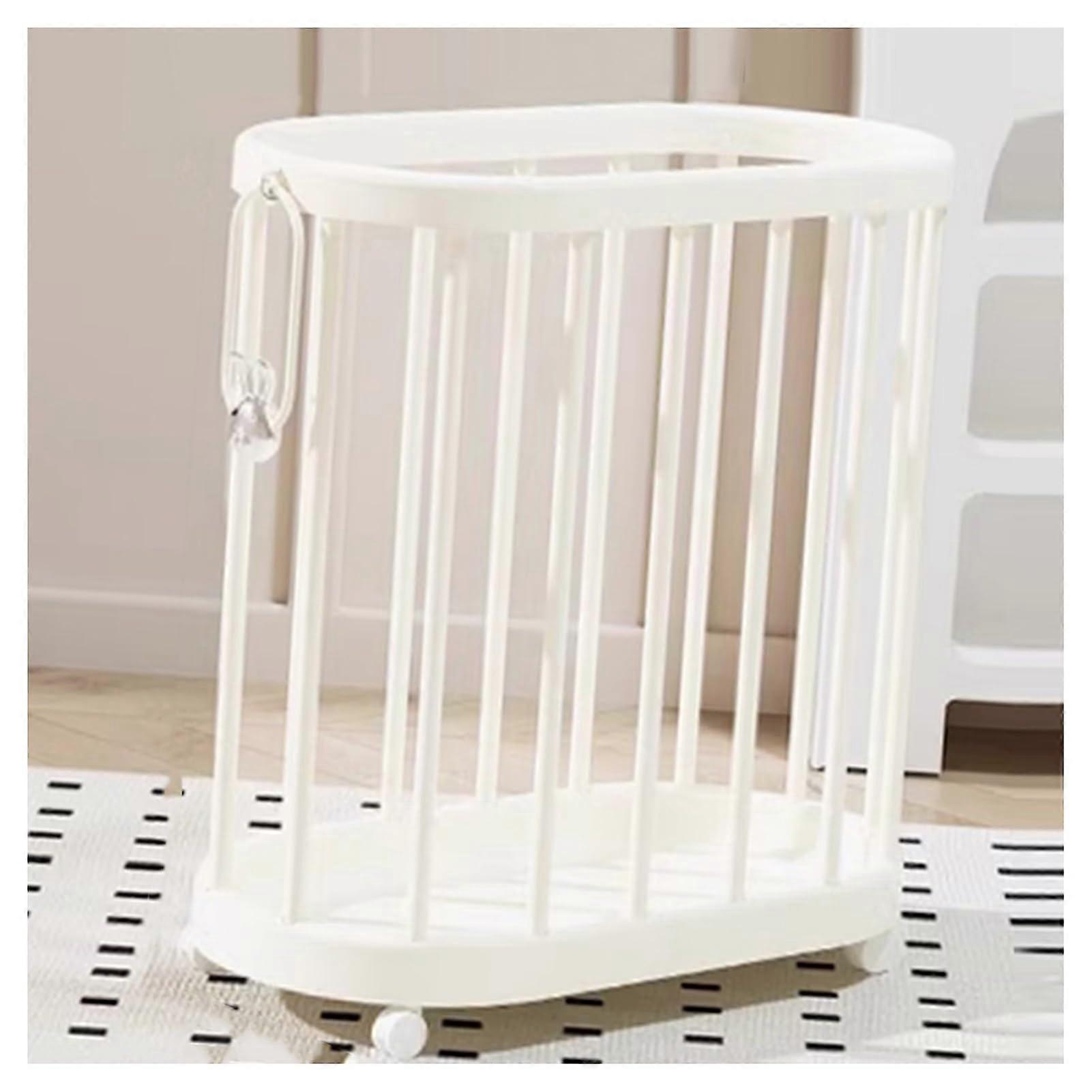 Tennis Racket Storage Rack Yoga Mat Storage Badminton Racket Stand With Wheels Pull Ring White Unit Size For Clubs Gyms