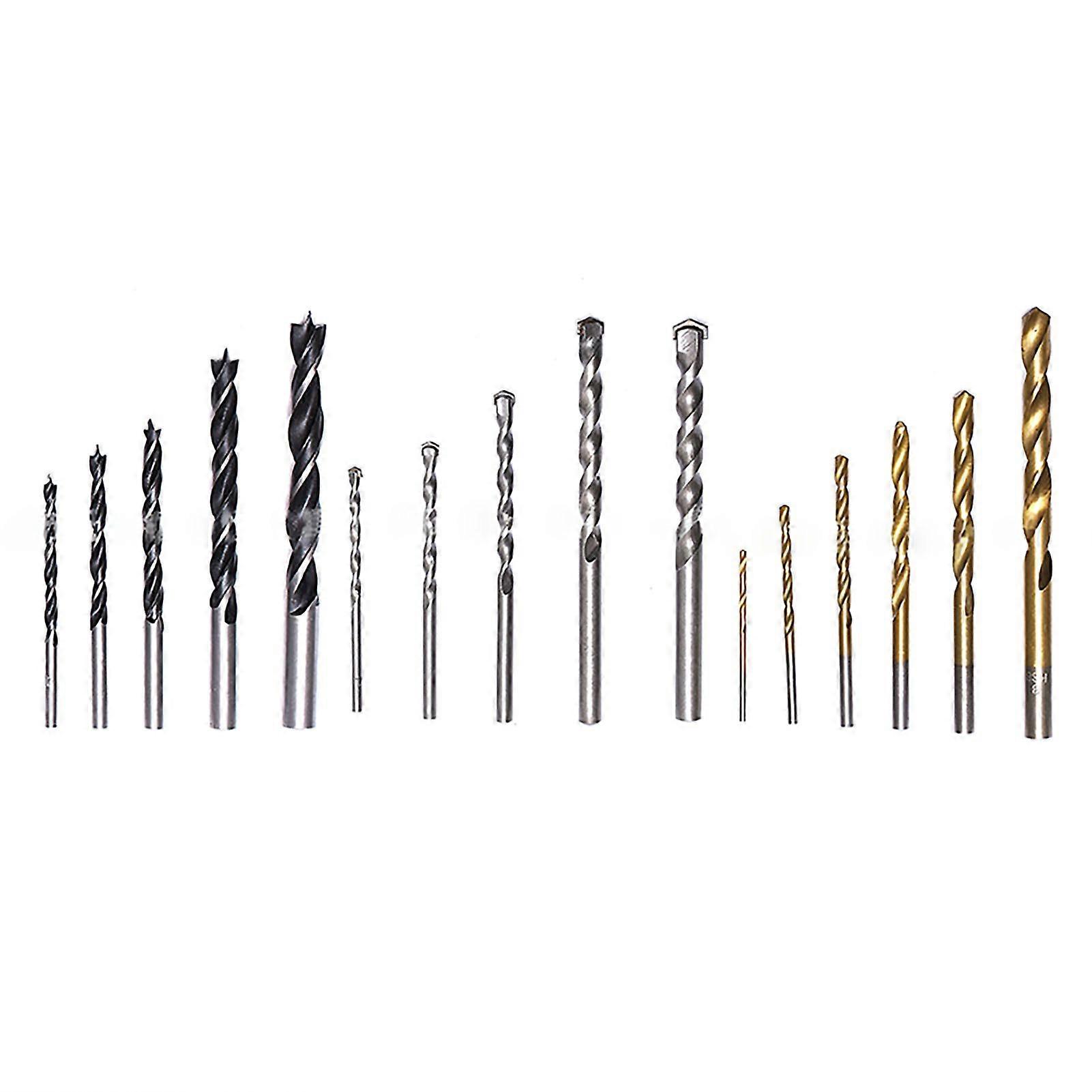 High quality  16pc drill bit set woodworking three-point drill strong