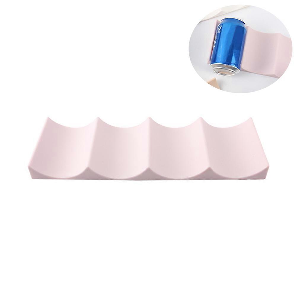 Space-Saving Bottle Holder with Grooves for Home and Kitchen Use