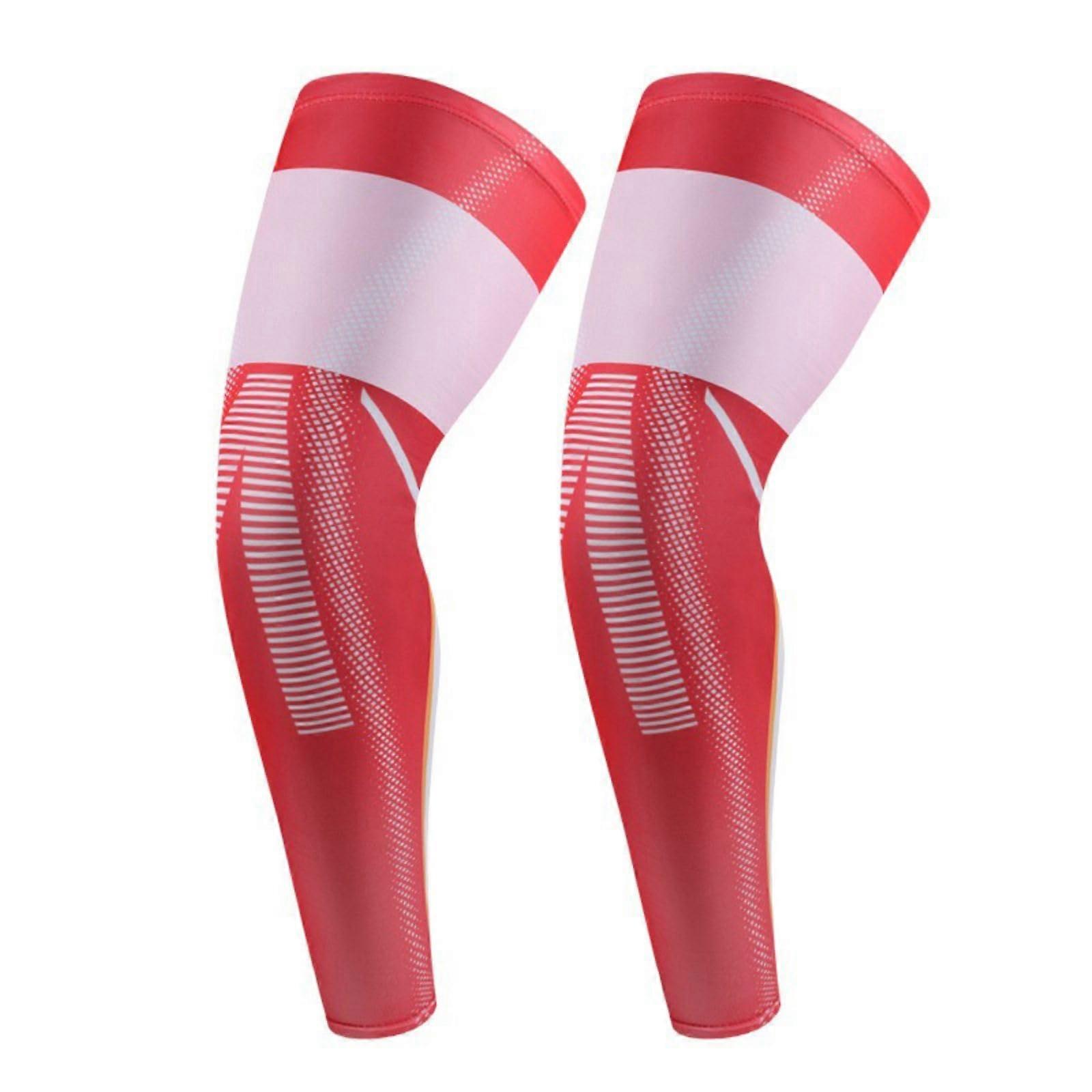 Full Leg Compression Sleeve for Men and Women, XL Long Leg Protector Sleeves for Running, Cycling, Basketball, Knee and Thigh Support